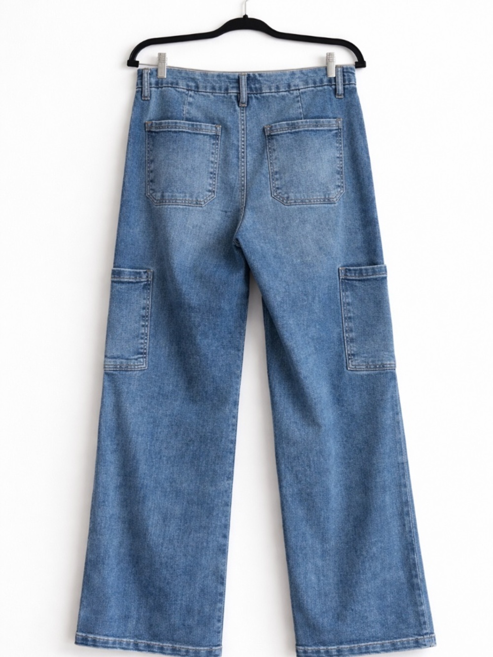 Kut from the Kloth Jodi Wide Leg Cargo Pants - Size 14 - Picture 2 of 2